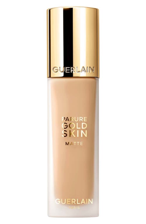 Guerlain Parure Gold Skin Matte Fluid Foundation in 3W at Nordstrom