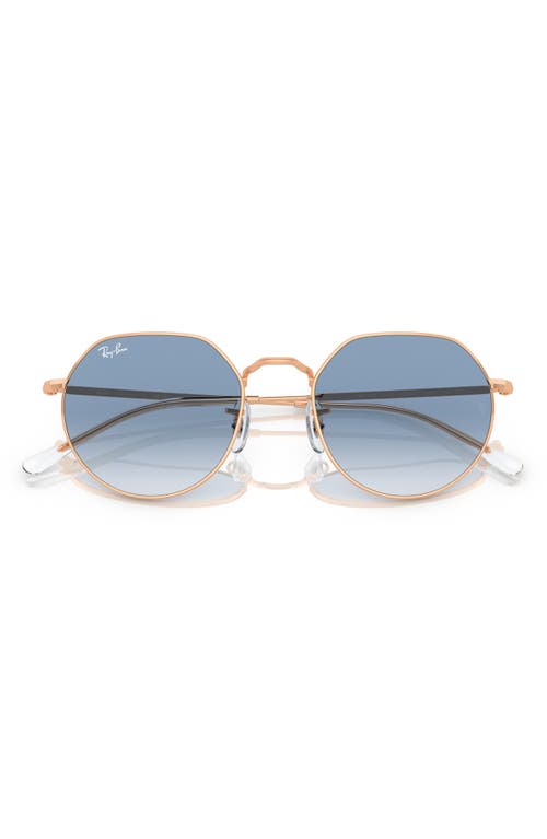 Ray Ban Ray-ban 51mm Gradient Geometric Sunglasses In Blue Gradient