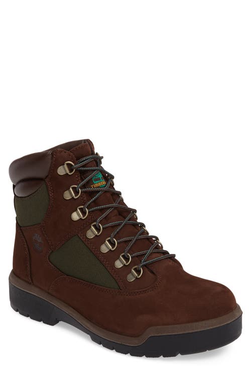 Shop Timberland Field Waterproof Boot In Old River Brown/waterbuck