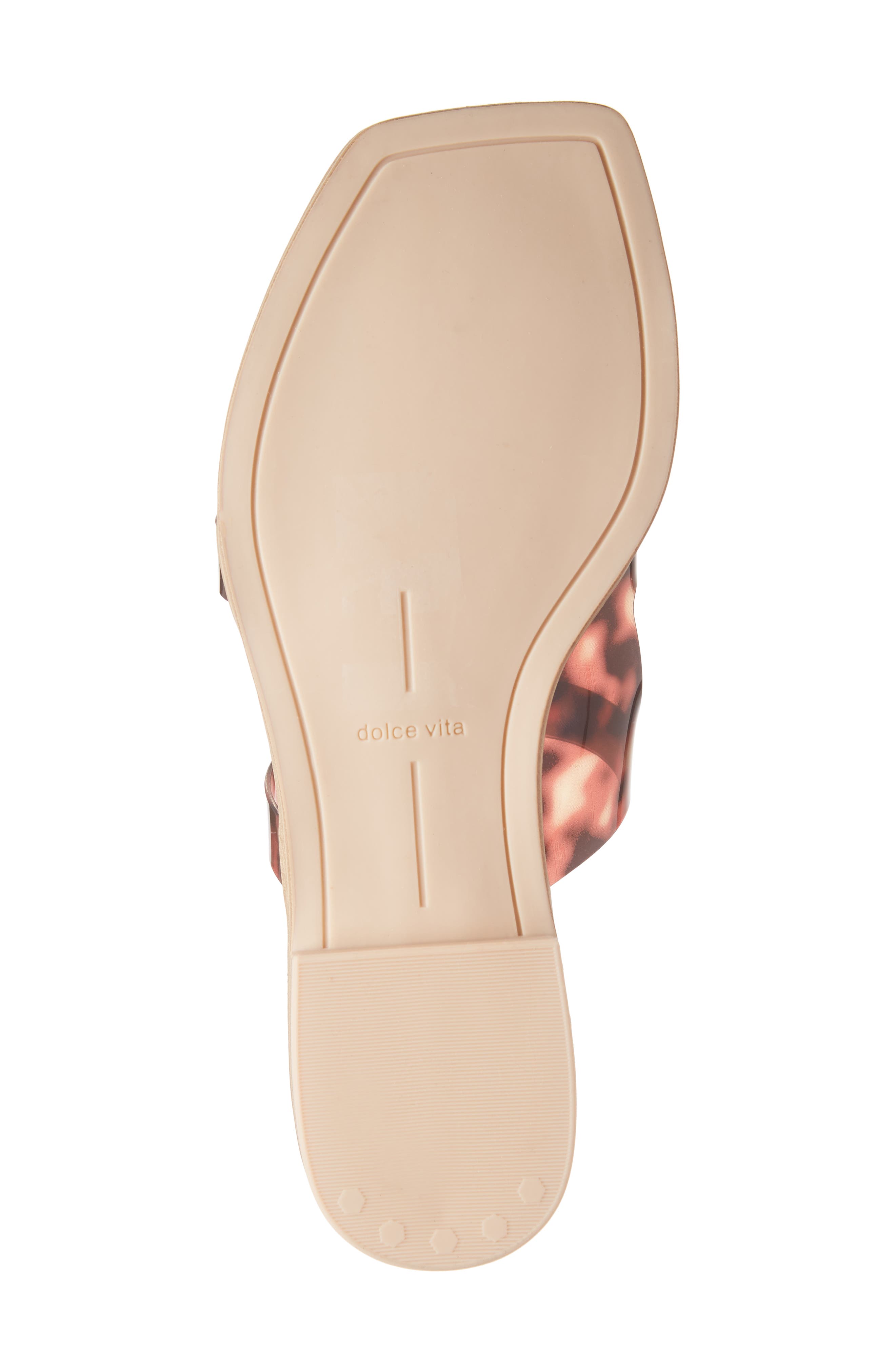 dolce vita isala 3 croc textured slide sandal