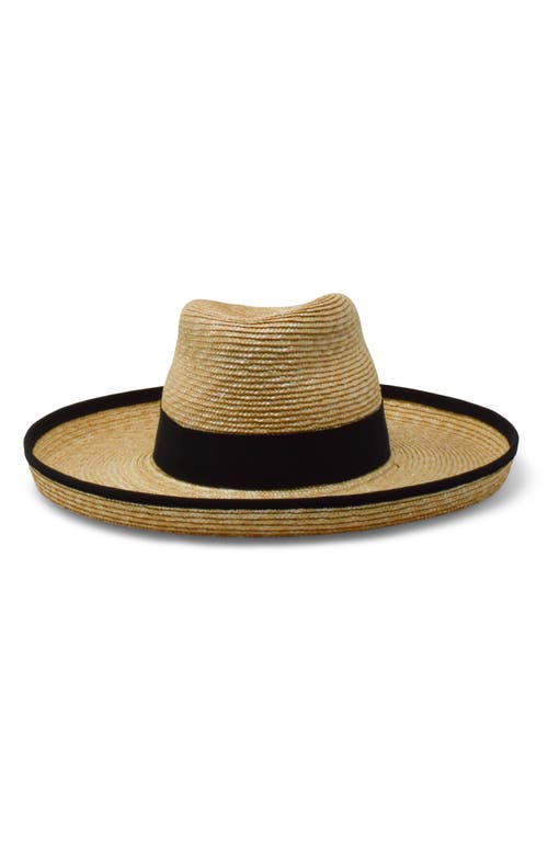 Gigi Burris Millinery Freddie Straw Blend Hat in Natural