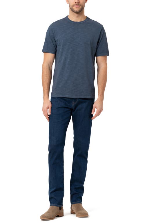 Shop 34 Heritage Courage Straight Leg Jeans In Dark Blue Refined