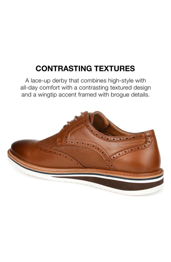 VANCE CO. VANCE CO WARRICK WINGTIP DERBY