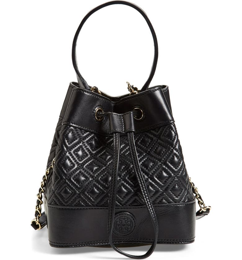 Tory Burch 'Mini Marion' Quilted Lambskin Bucket Bag | Nordstrom