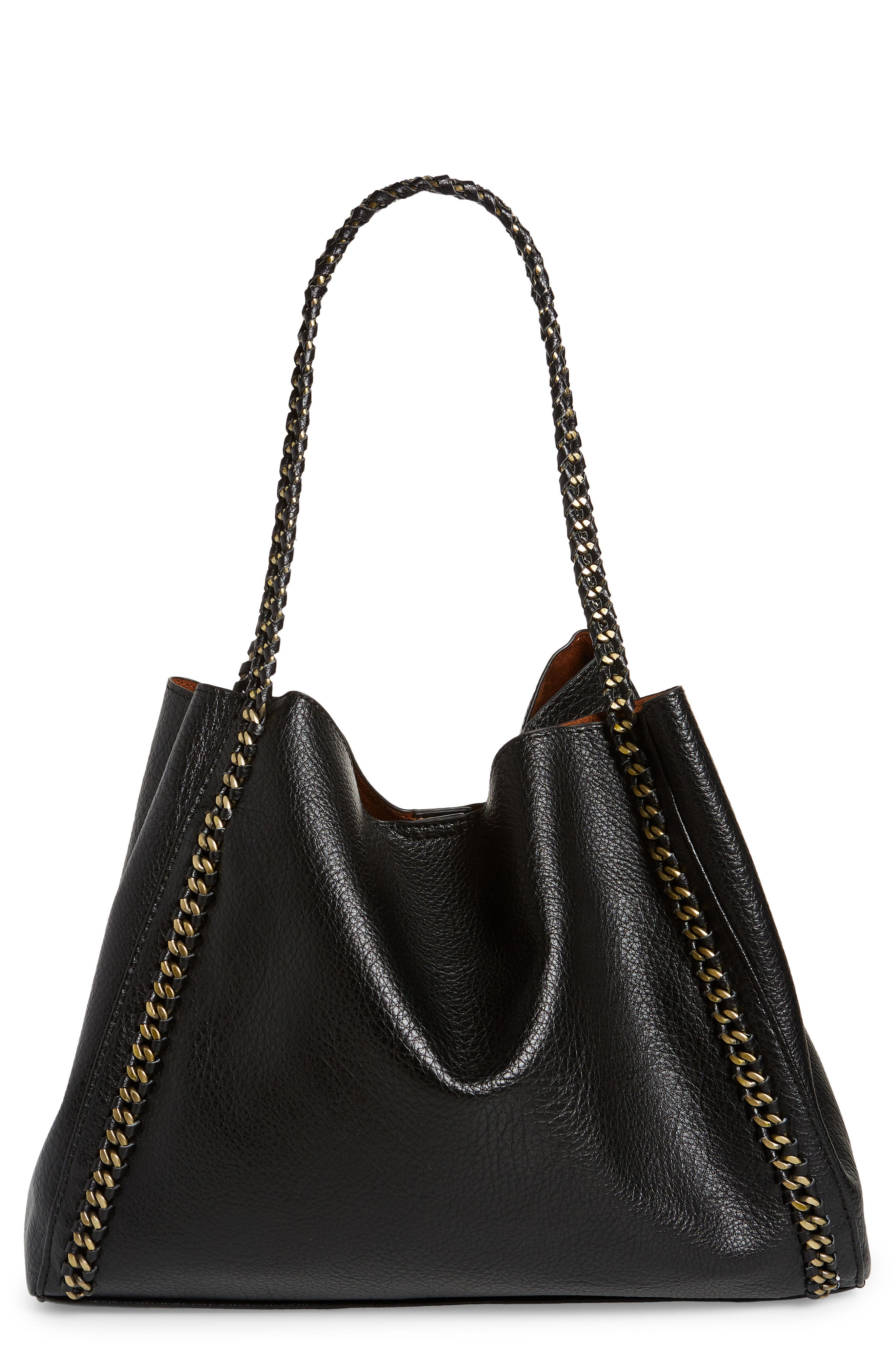 black leather totes on sale