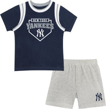 Outerstuff Preschool Fanatics Branded New York Yankees Loaded Base T-Shirt  & Shorts Set