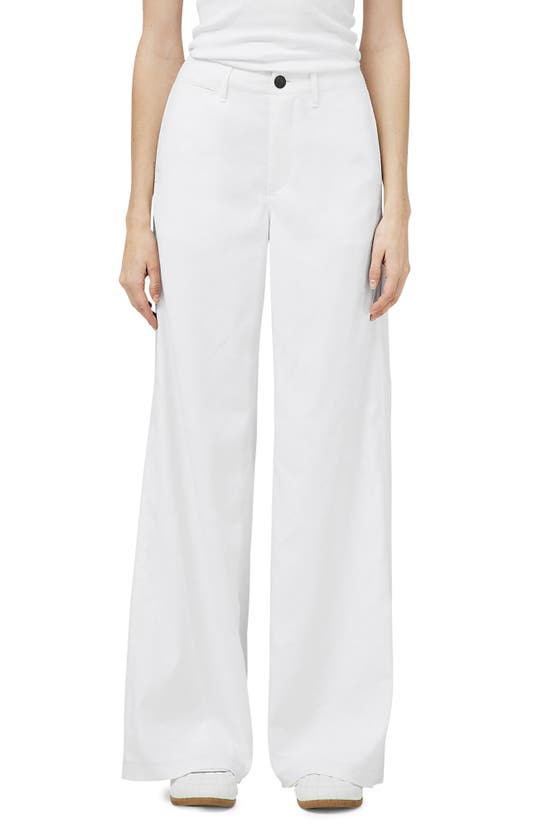 RAG & BONE SOFIE WIDE LEG LINEN BLEND PANTS