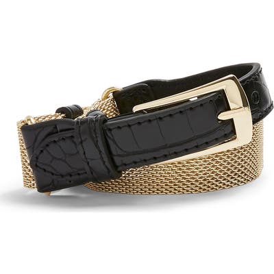 Topshop Metallic Mesh Belt