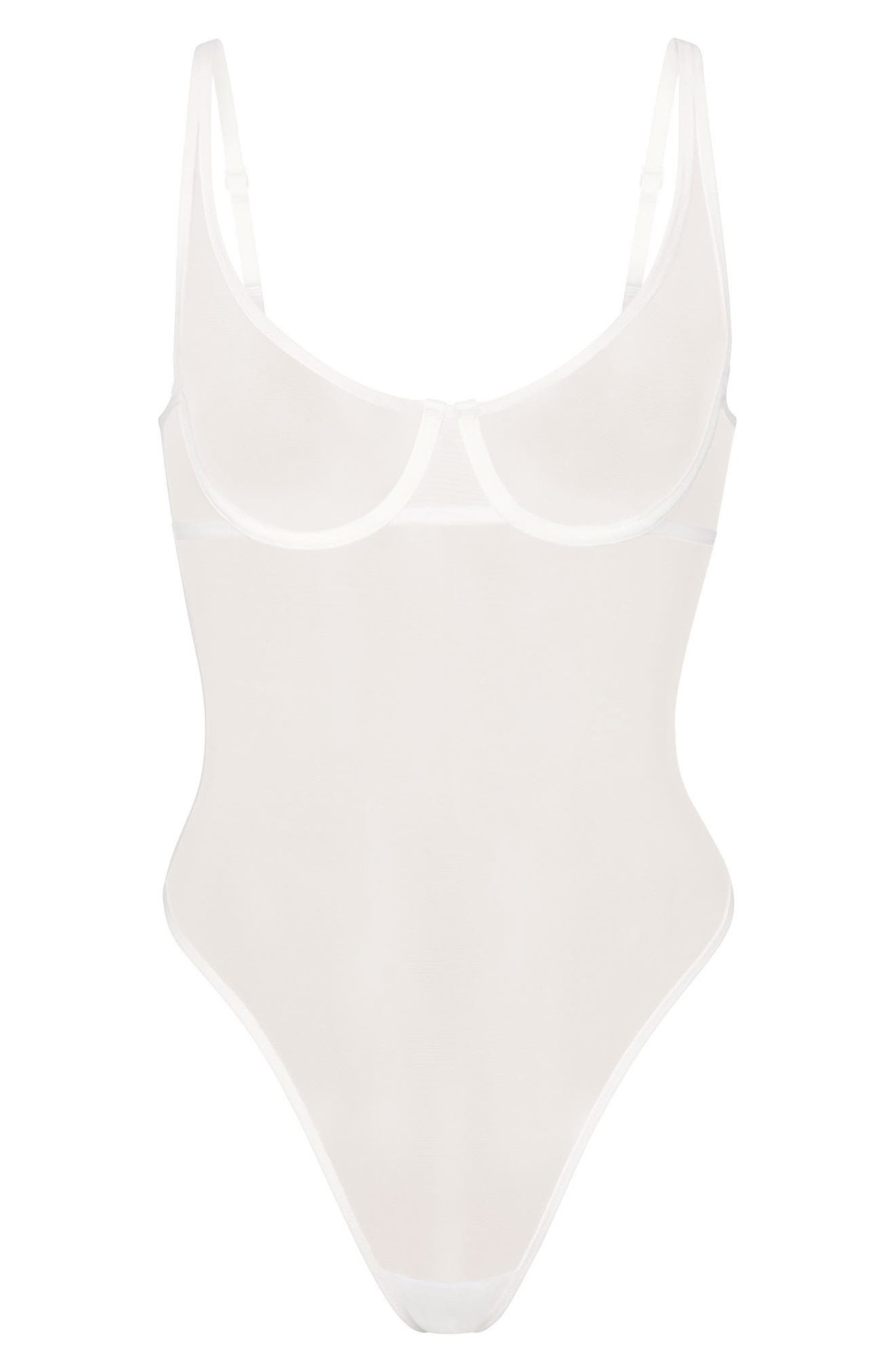 tank top bodysuit white