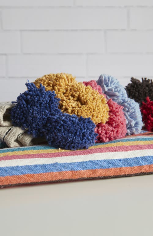 Verve Culture Moroccan Cotton Blanket In Multi Colors