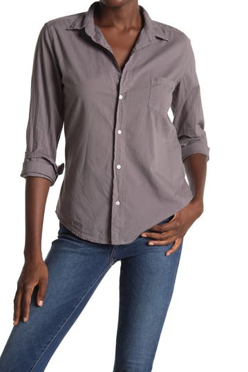 Frank Eileen Barry Woven Collared Shirt Hautelook