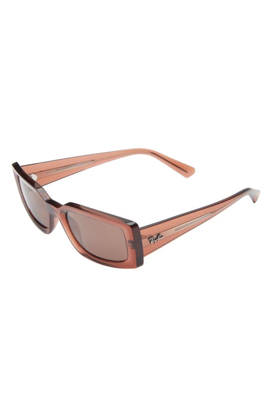 Shop Ray Ban Ray-ban Kiliane 54mm Pillow Sunglasses In Transparent