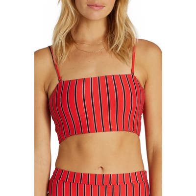 Billabong Hot For Now Tube Top, Red
