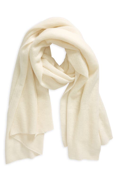 Vince Featherweight Cashmere Scarf in White at Nordstrom