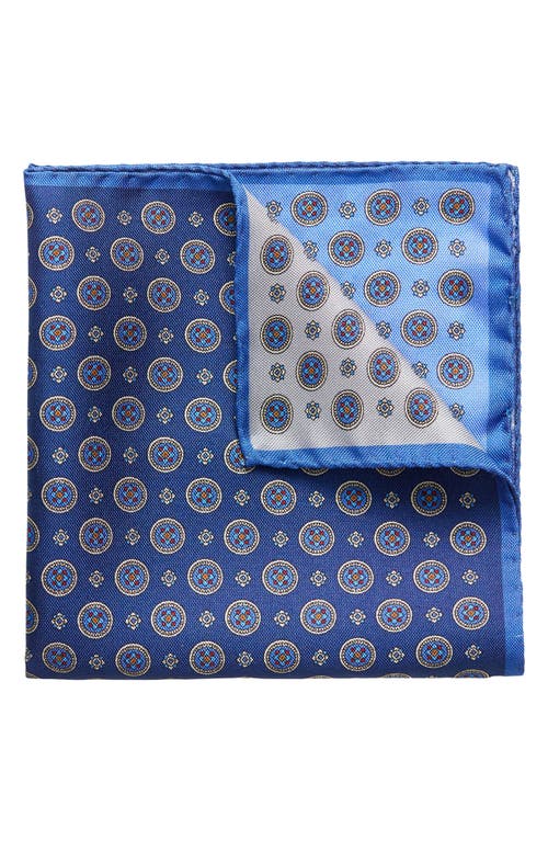 Eton Four-in-One Silk Pocket Square in Blue at Nordstrom