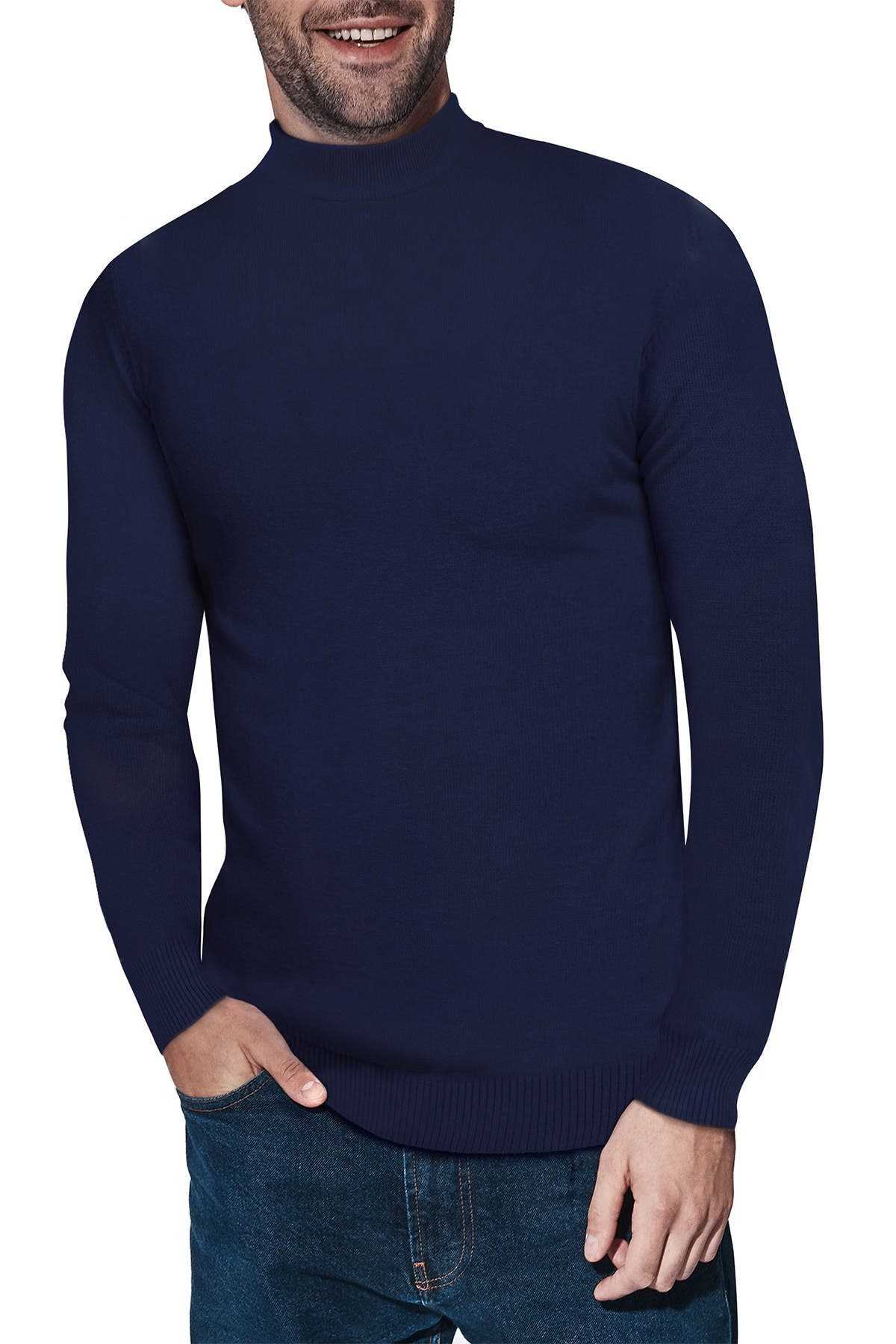 Imperial Synthetic Turtleneck in Dark Blue for Men Mens Clothing Sweaters and knitwear Turtlenecks Blue 