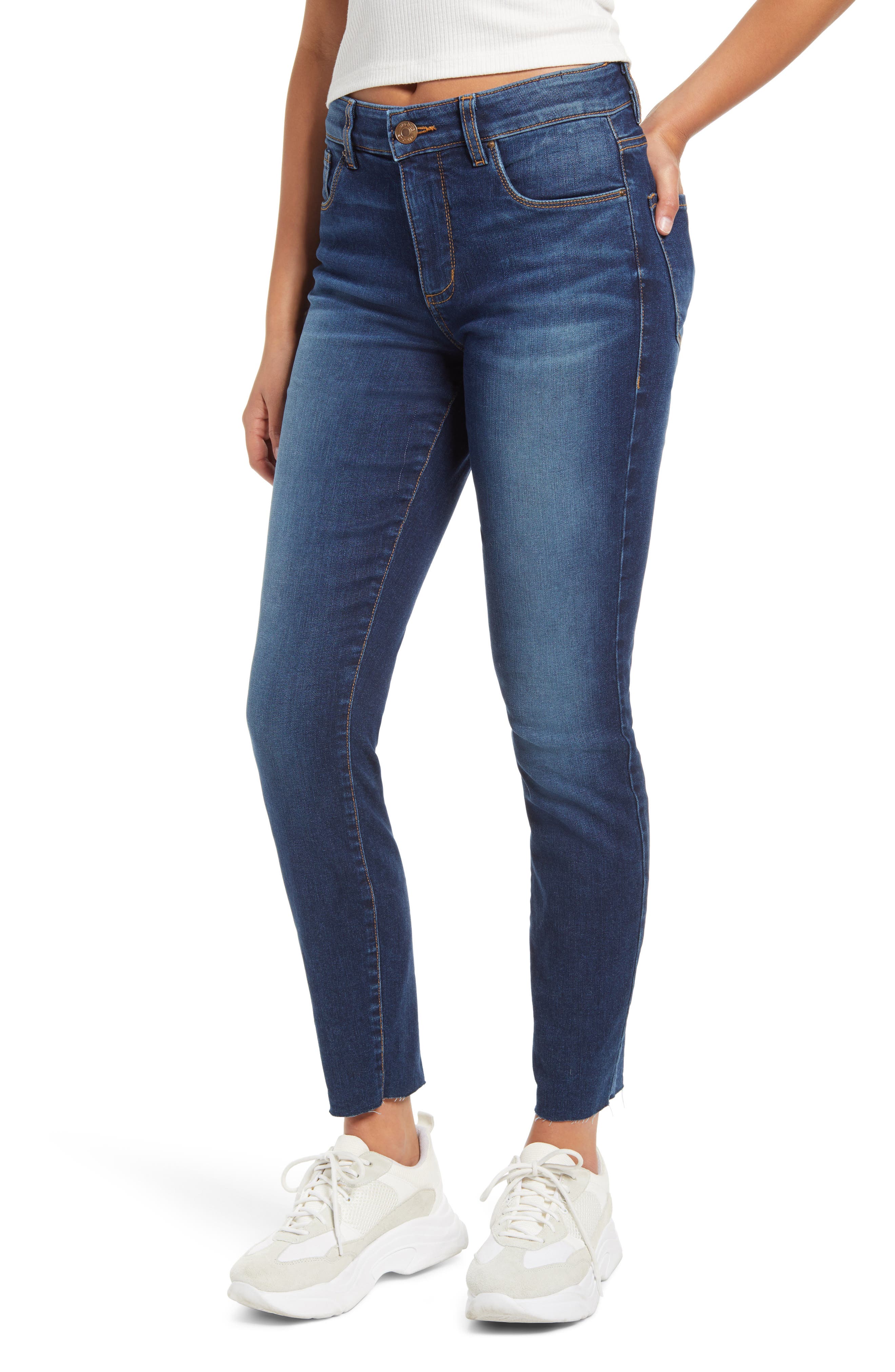 STS BLUE Piper Foil Crop Skinny Jeans 28 NWT $69 