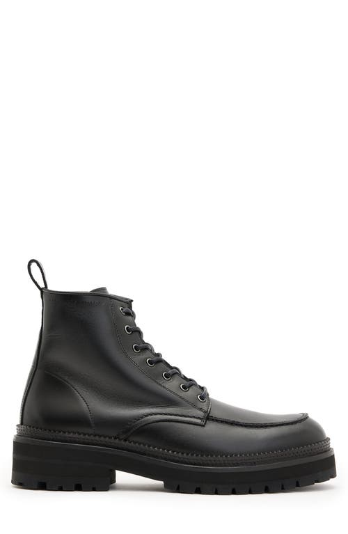 Shop Allsaints Castle Lug Sole Boot In Black