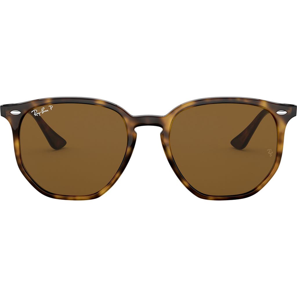 Ray Ban Rb4306 Sunglasses Tortoise Frame Brown Lenses Polarized 54-19 In Havana/brown Solid