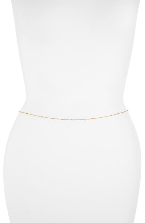 Slim Belly Chain in Gold