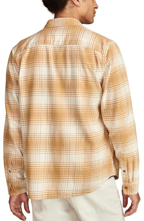 Shop Lucky Brand Plaid Cloud Soft Flannel Button-up Shirt In Cream Multi