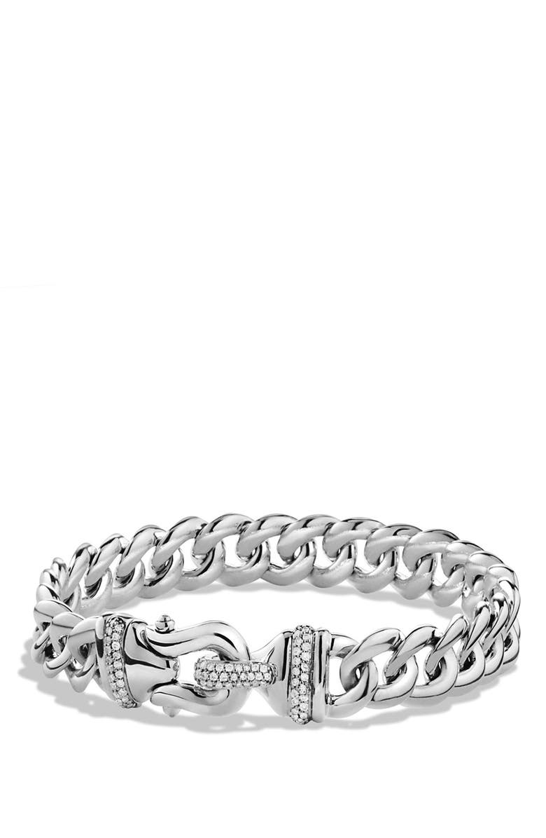 David Yurman 'Buckle' Single-Row Bracelet with Diamonds | Nordstrom