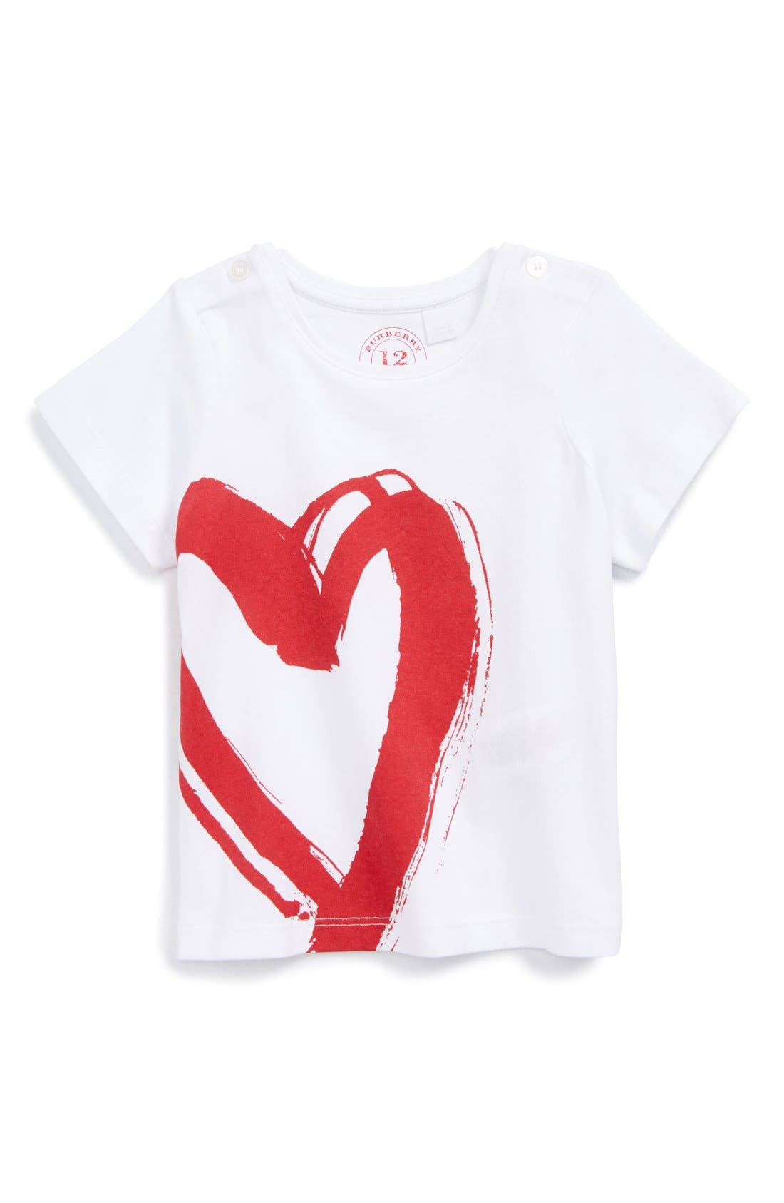 Burberry Heart Graphic Tee (Baby Girls) Nordstrom
