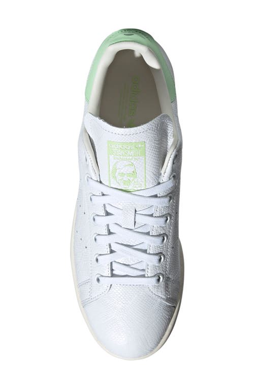 Adidas Originals Adidas Primegreen Stan Smith Sneaker In White/semi Green/off White
