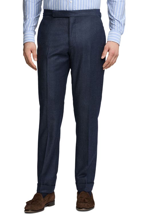 Shop Ralph Lauren Purple Label Kent Nail Head Wool Suit In Bright Navy