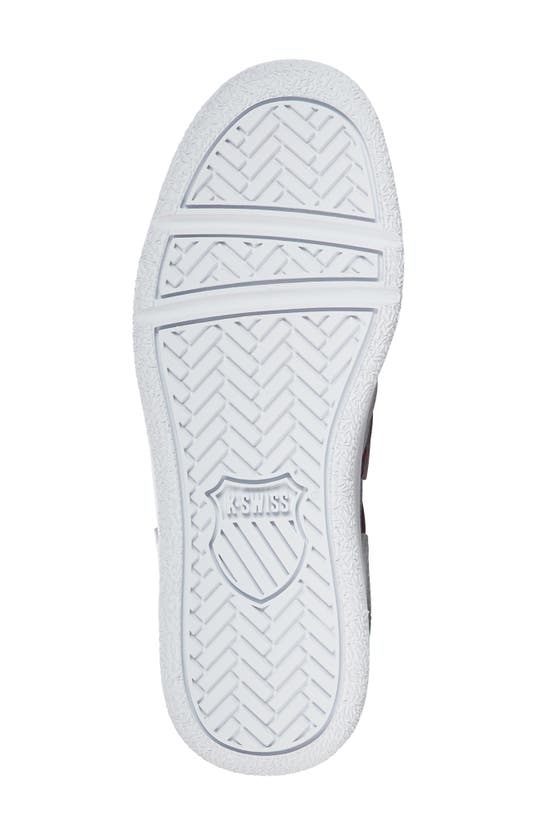 K-swiss Slamm 99 Cc Sneaker In White/raspberry