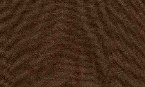 Shop Lemaire Wool Blend Mock Neck Sweater In Hazelnut Brown Br451