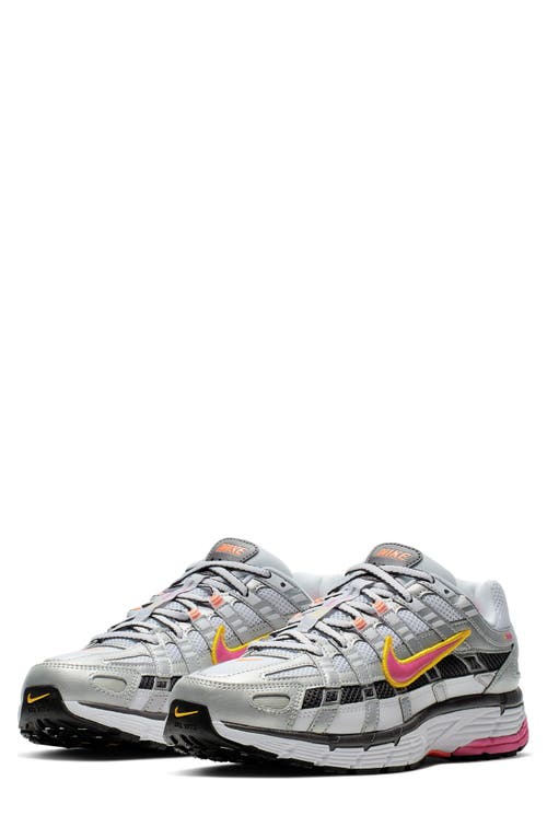 Shop Nike P-6000 Sneaker In White/fuchsia/platinum