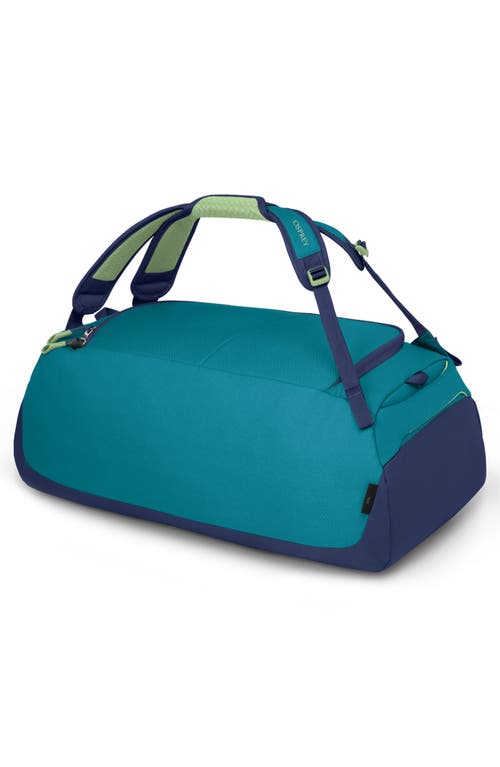 Osprey Daylite 45l Duffle Bag In Blue Spikemoss/alkaline