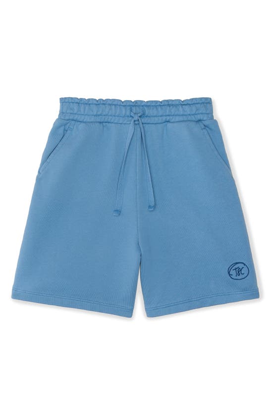 Shop The Sunday Collective Kids' Natural Dye Everyday Shorts In Bluejay