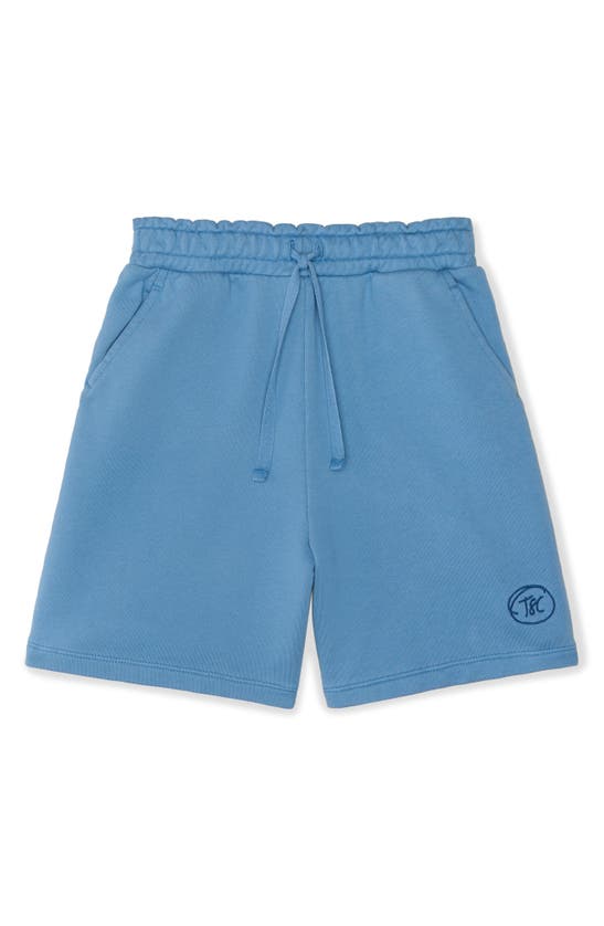 The Sunday Collective Kids' Natural Dye Everyday Shorts In Bluejay