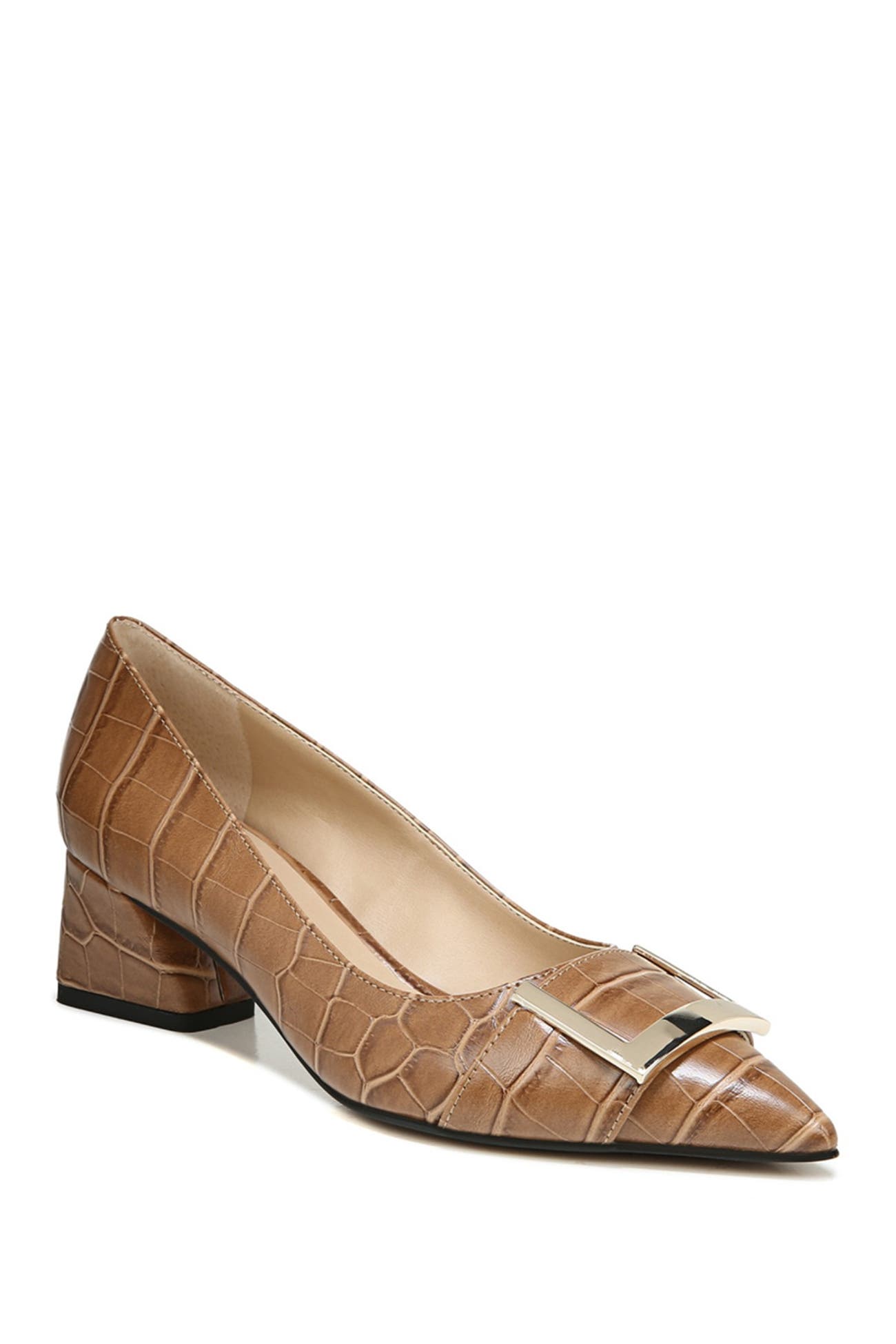 franco sarto ridna genuine calf hair pointed toe pump