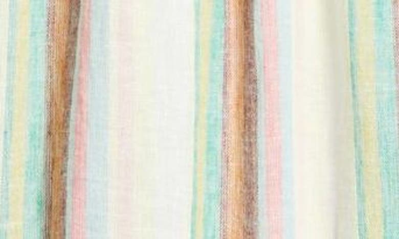 Shop Rails Augustine Stripe Linen Blend Dress In Palais Stripe