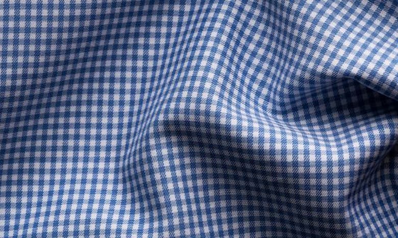 Shop Eton Contemporary Fit Gingham Dress Shirt In Dark Blue