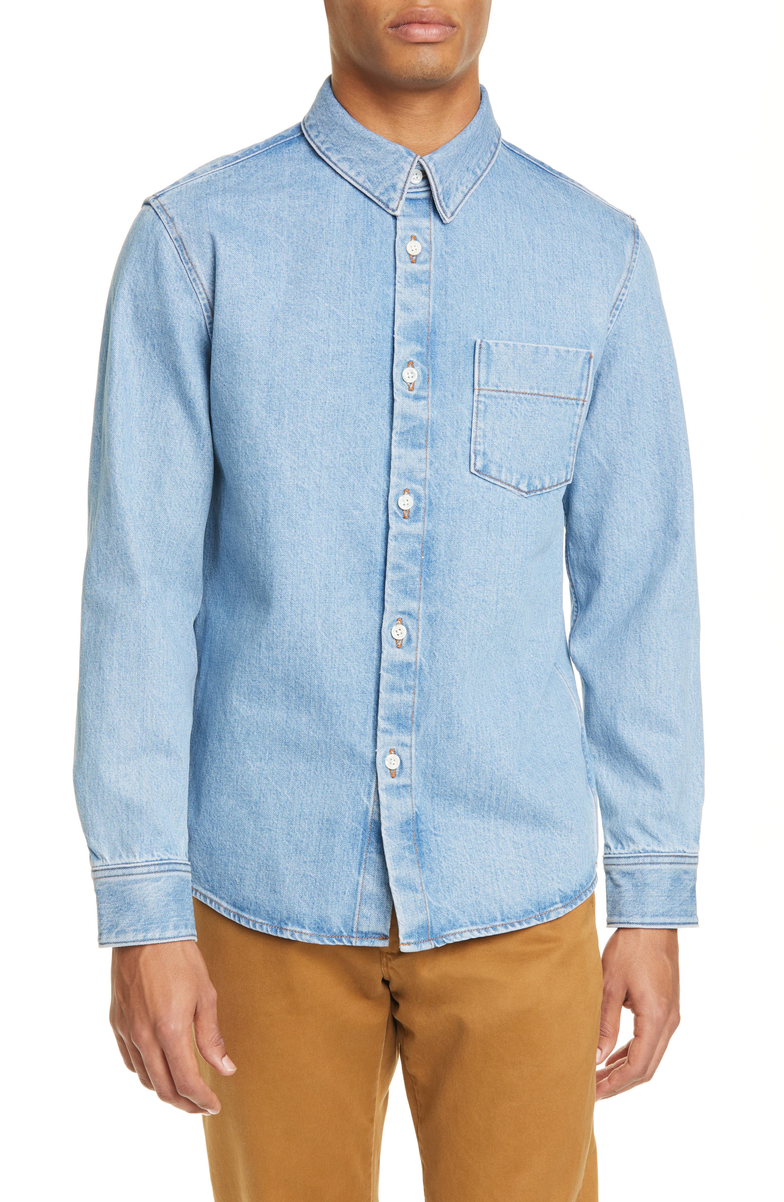 apc denim shirt