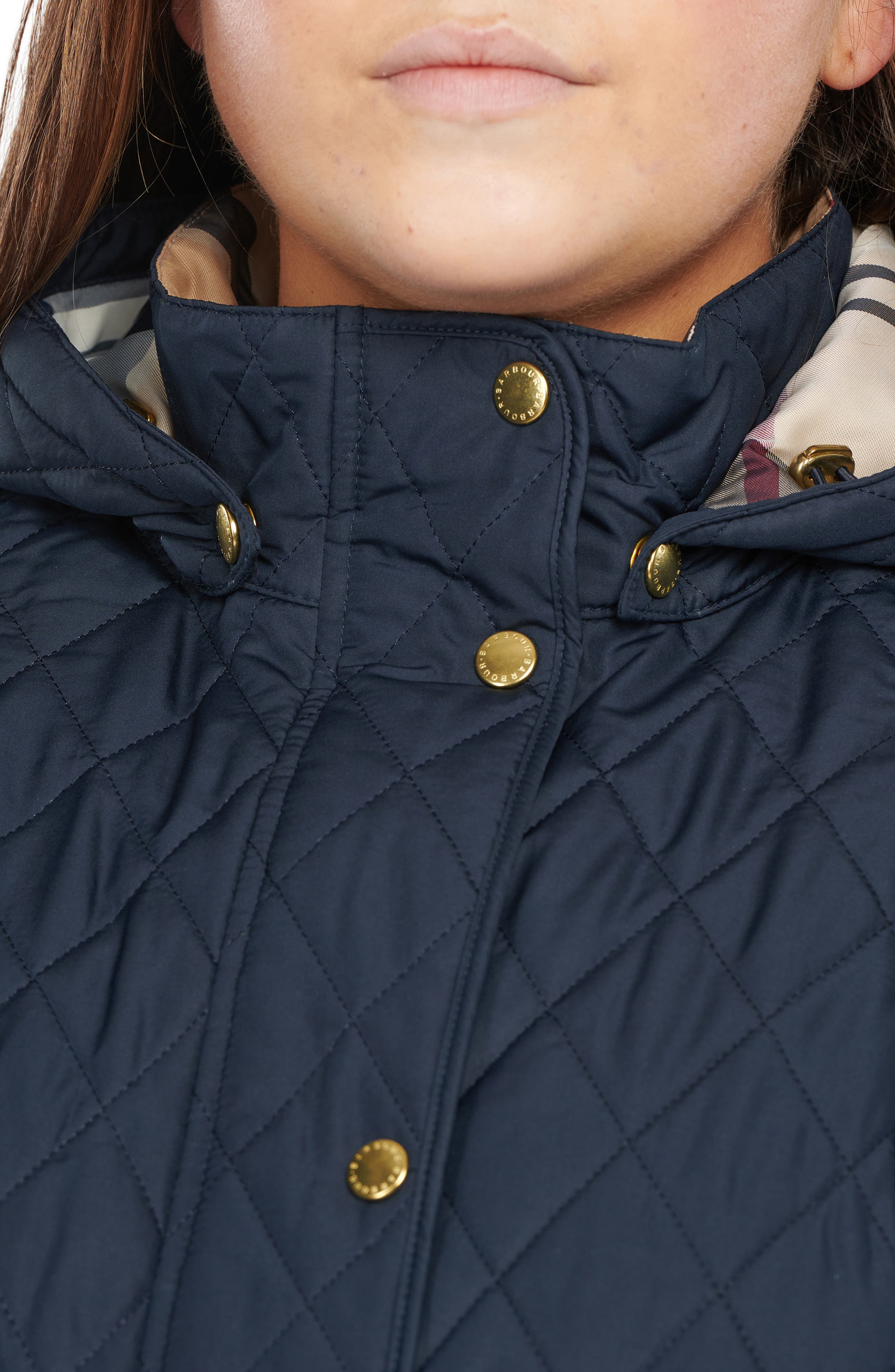 Barbour Millfire Hooded Quilted Jacket 
