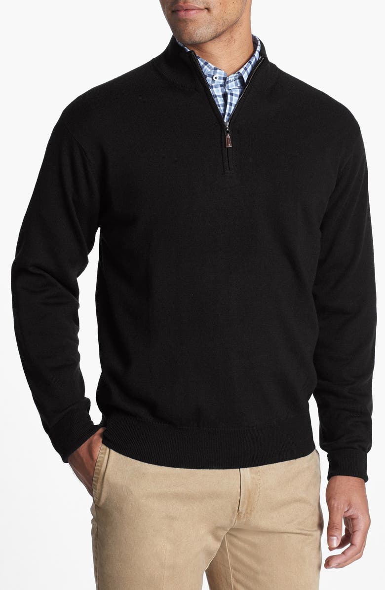 Peter Millar Quarter Zip Merino Wool Sweater | Nordstrom
