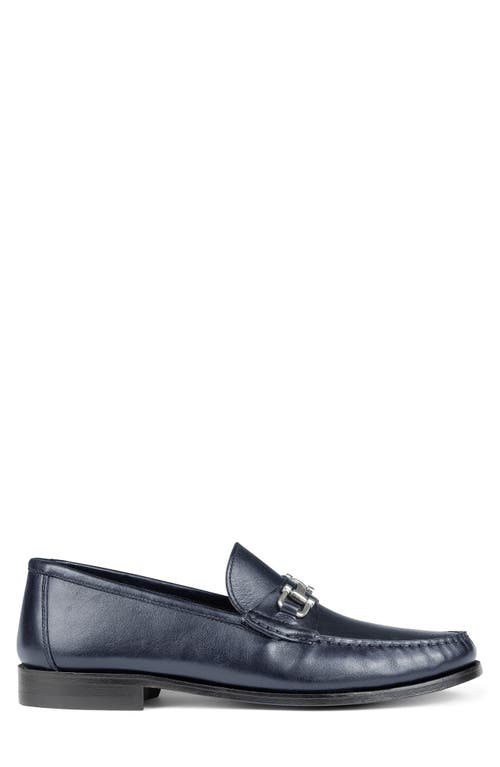 Shop Donald Pliner Evanston Bit Loafer In Navy