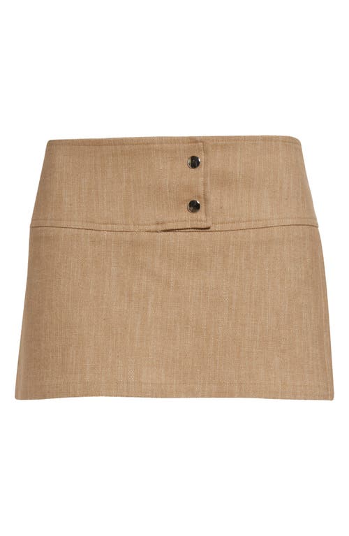 Shop Paloma Wool Souto Low Waist Skort In Beige