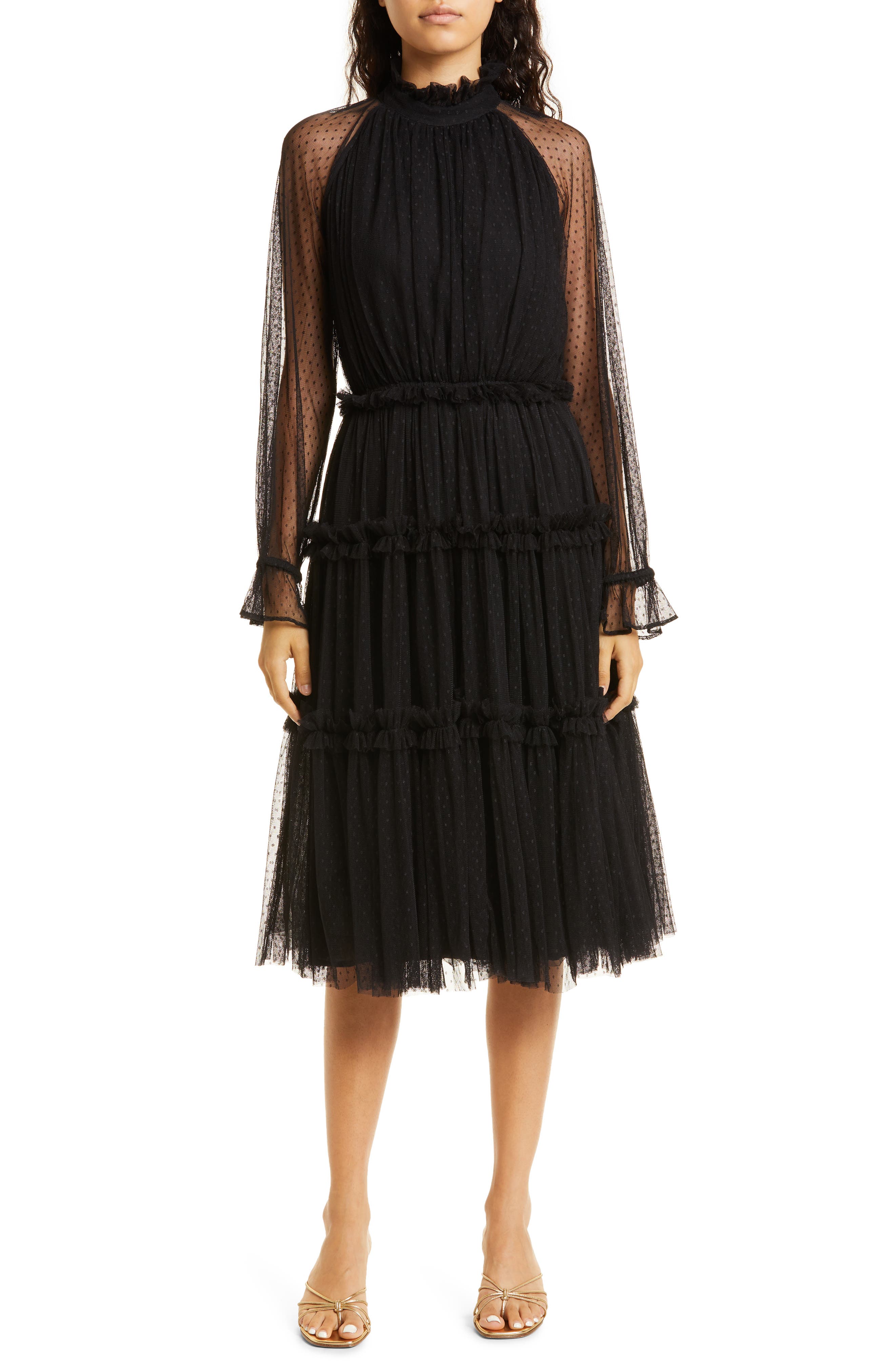 black sheer dress | Nordstrom
