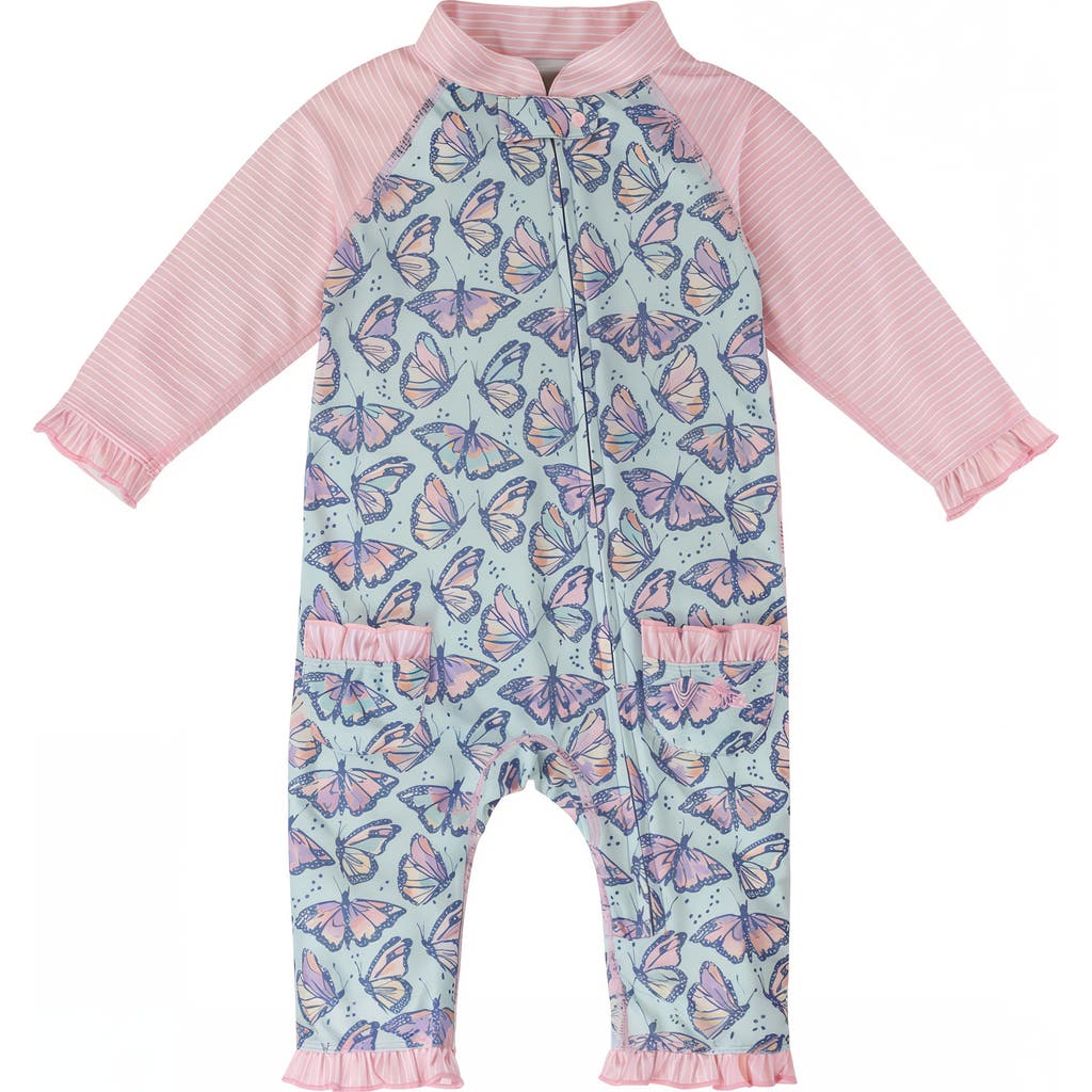 Uv Skinz Sun & Swim Suit In Sweet Butterflies