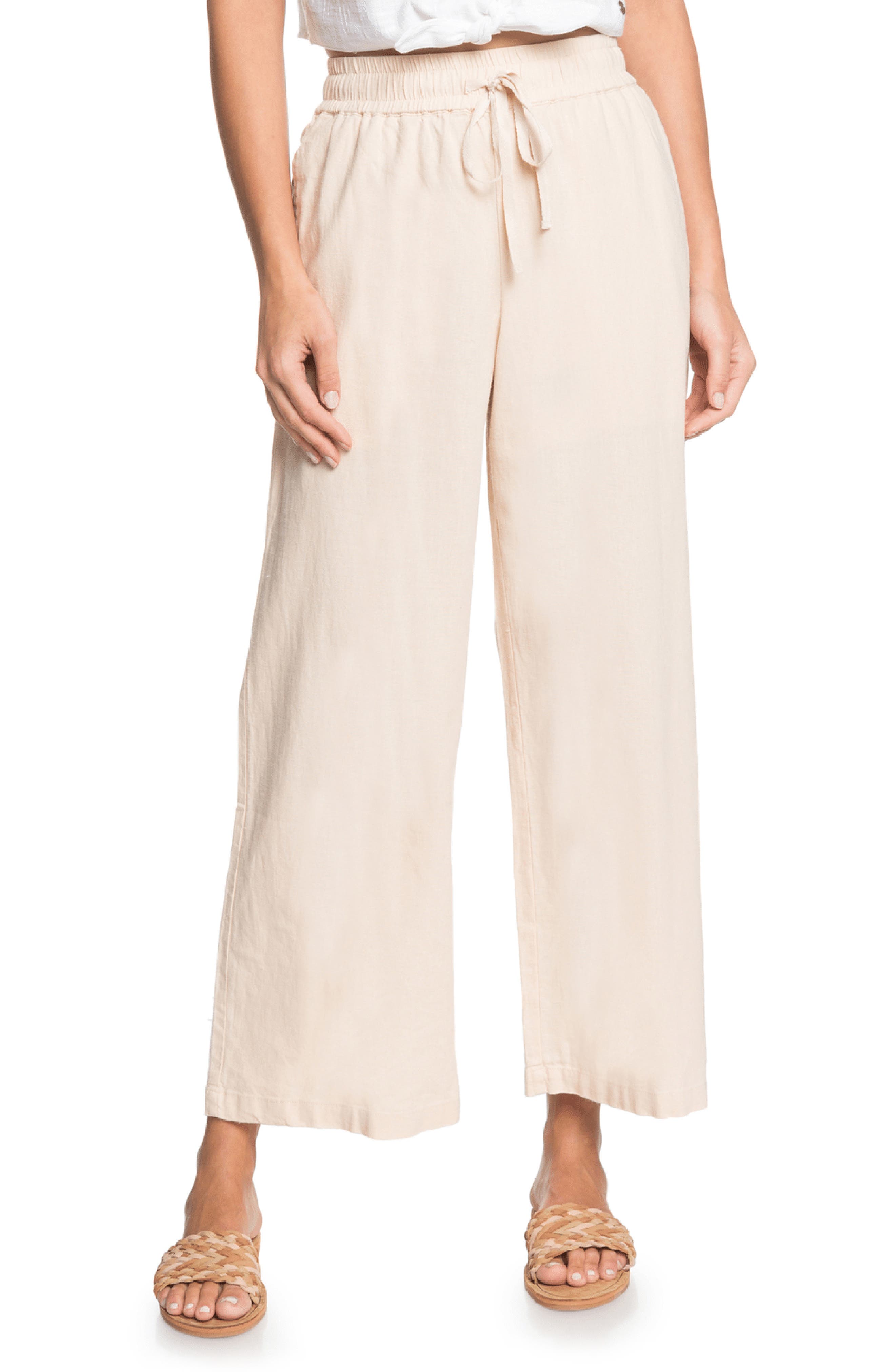 roxy linen pants