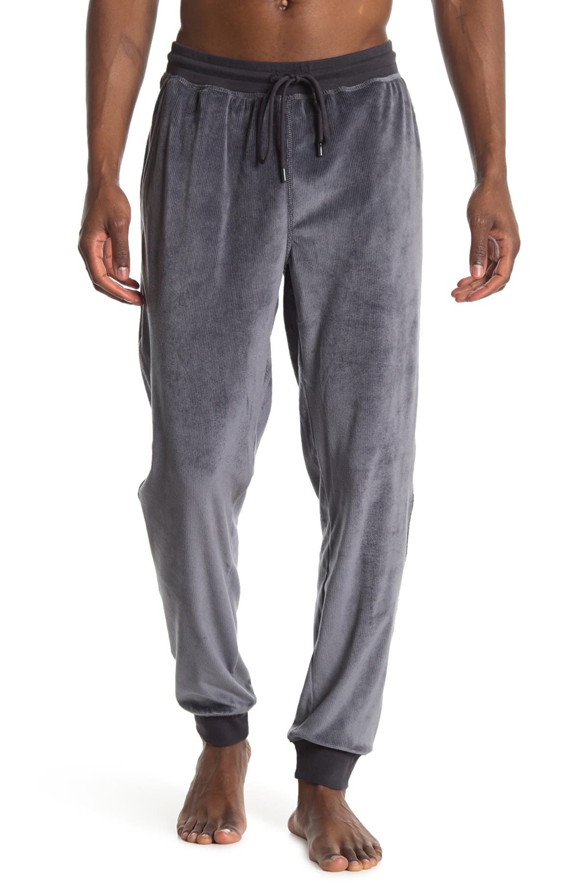 velour drawstring pants