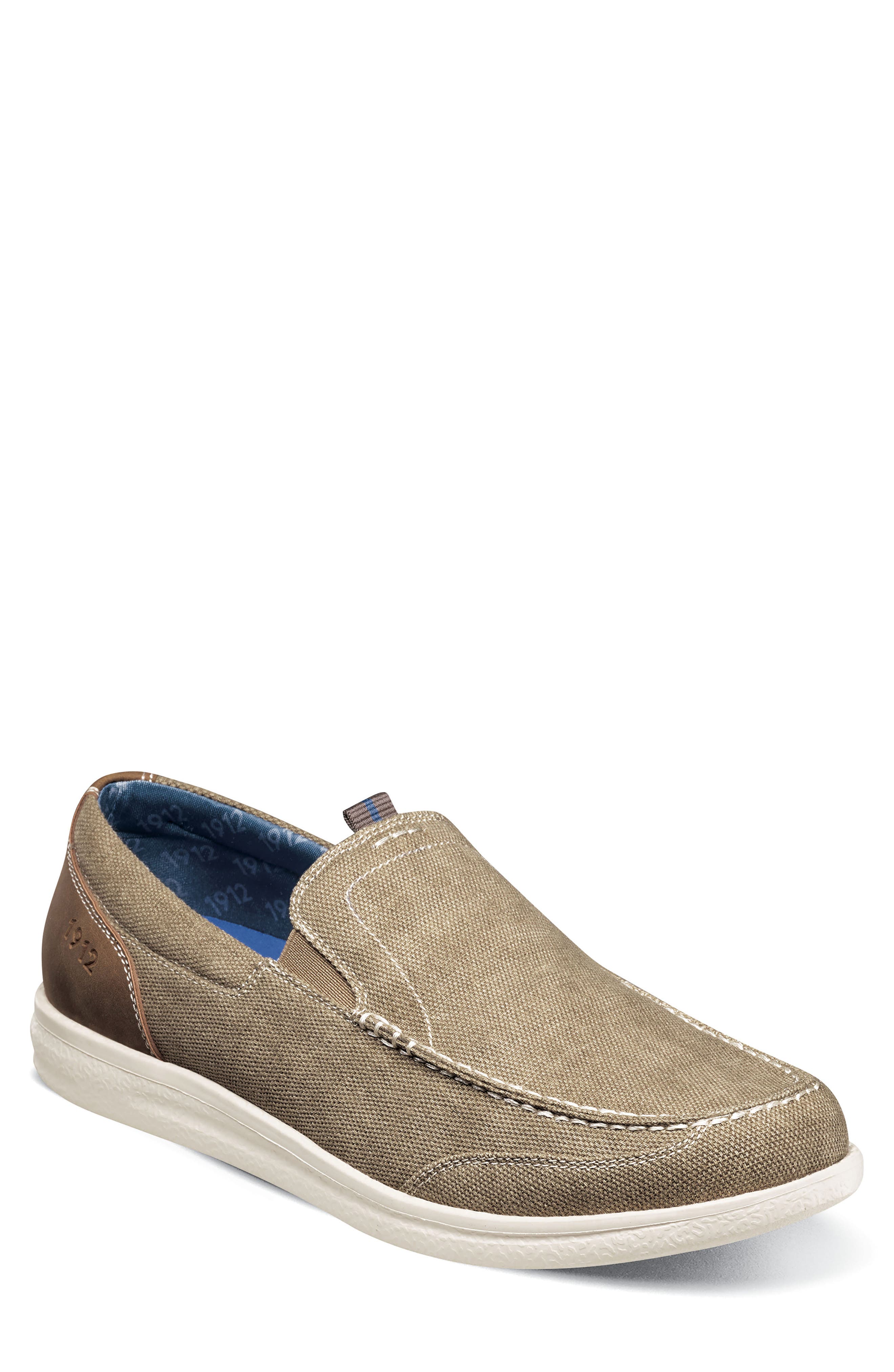 mens wide casual slip on shoes