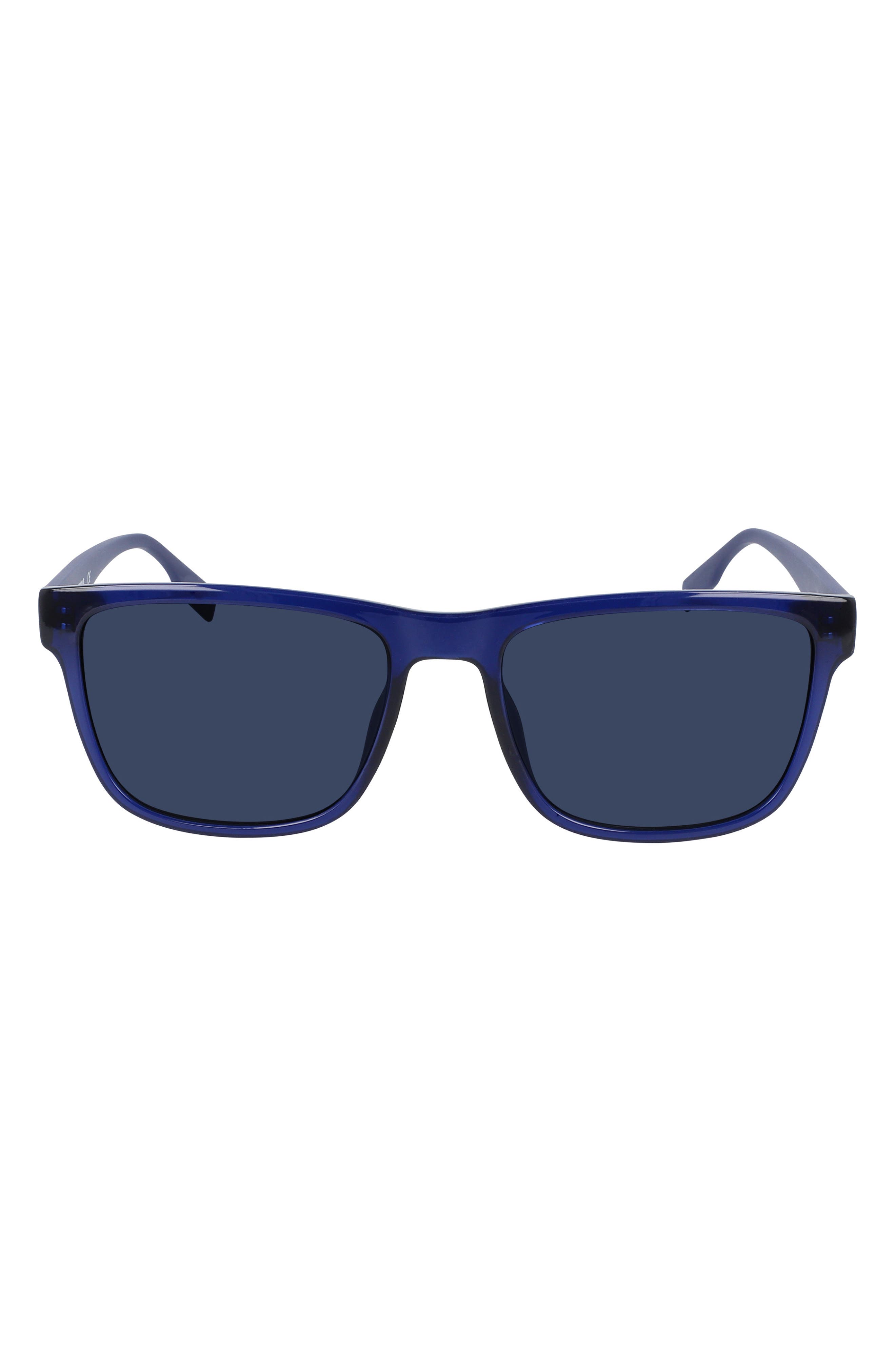 UPC 886895509367 product image for Converse Malden 58mm Rectangular Sunglasses in Crystal Midnight Navy /Blue at No | upcitemdb.com