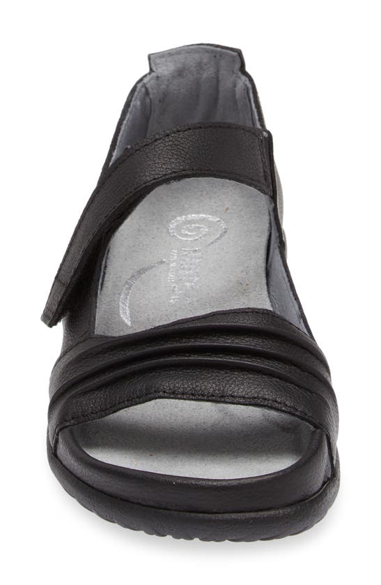 Shop Naot 'papaki' Sandal In Soft Black Leather